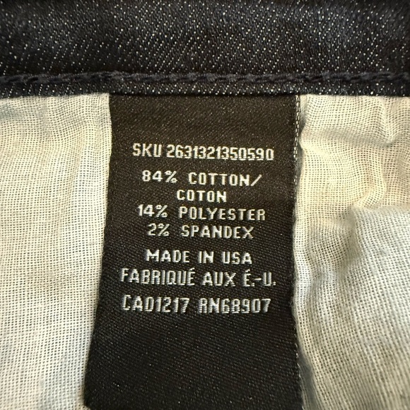 Le Chateau Jeans Dark Blue Denim Boot Cut Jeans - Picture 14 of 14